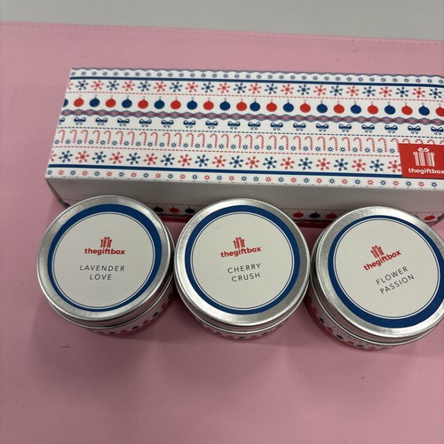 Geschenkbox mit duftkerzen - mit,